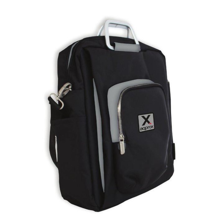 Maletin De Portatil 15.6" Approx Diseño En Color Negro gris Approx - Oferta_moving