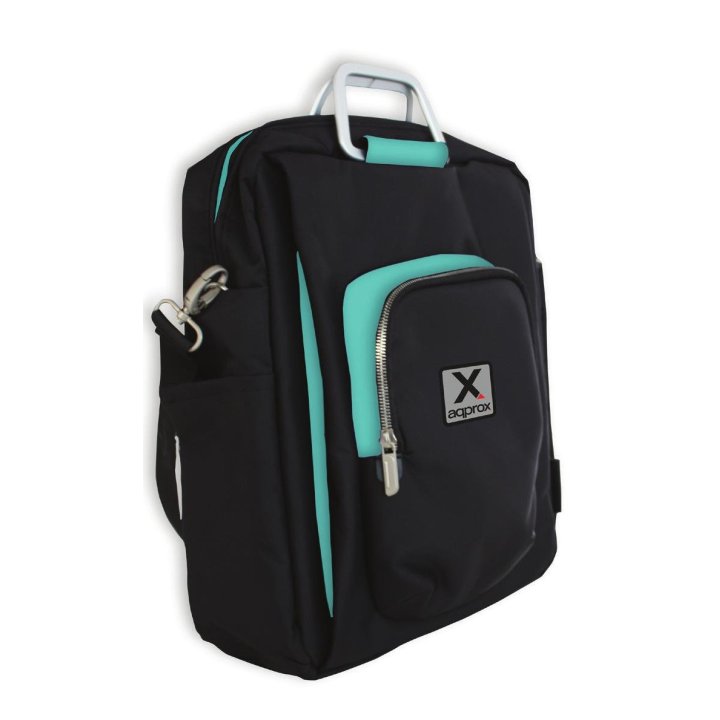 Maletin De Portatil 15.6" Approx Diseño En Color Negro azul Approx - Oferta_moving