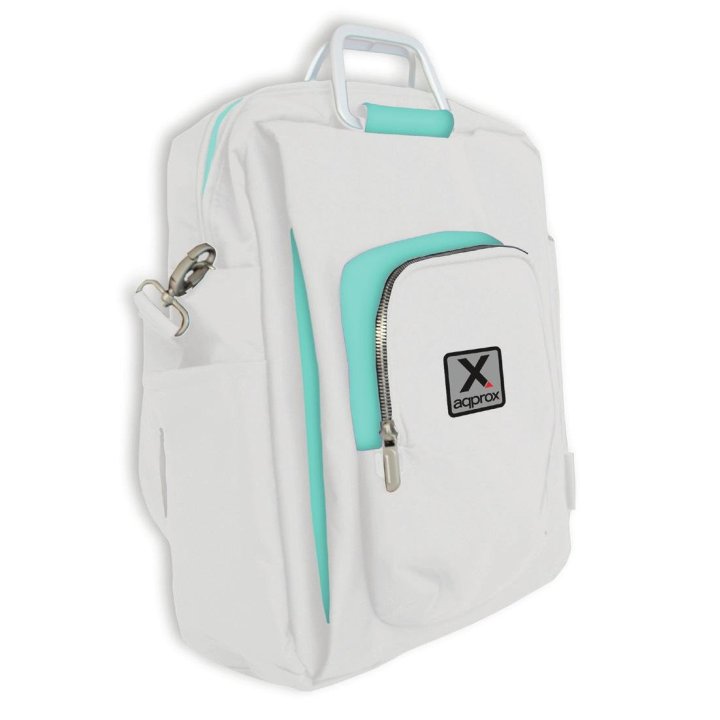 Mochila De Portatil 15.6"approx Diseño En Color Blanco azul Approx - Oferta_moving