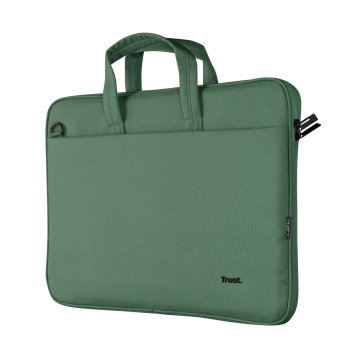 Maletin Trust Bologna Eco Para Portatiles Hasta 16" - Compartimento Principal Acolchado - Color Verde 24450 2