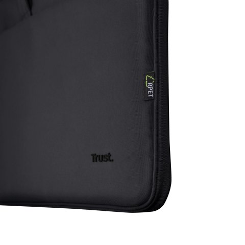 Maletin Trust Bologna Eco Para Portatiles Hasta 16" - Compartimento Principal Acolchado - Color Negro 24447