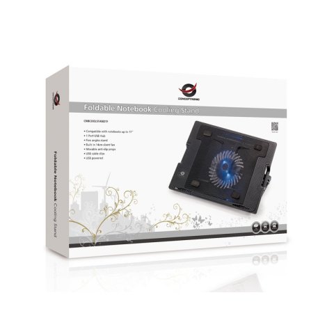 Base De Refrigeracion Para Portatiles Conceptronic Hasta 17" Vent. 140mm