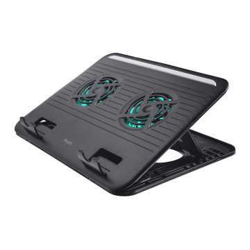 Soporte Universal Trust Cyclone Para Portatiles Con 2 Ventiladores Hasta 16" 17866