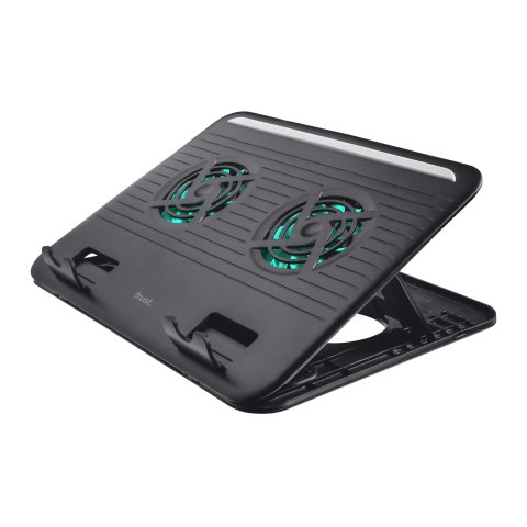 Soporte Universal Trust Cyclone Para Portatiles Con 2 Ventiladores Hasta 16" 17866