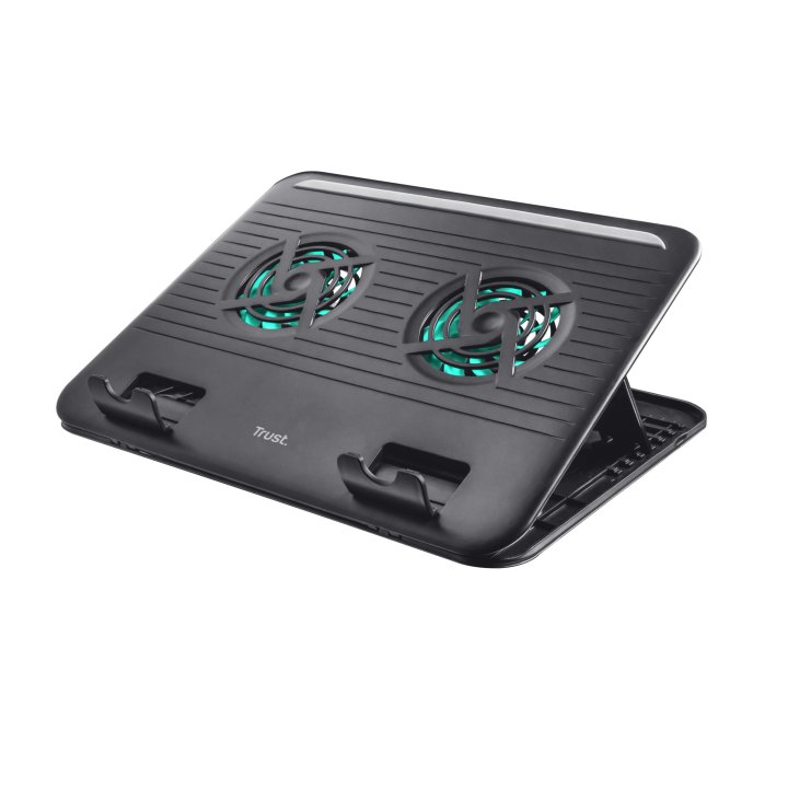 Soporte Universal Trust Cyclone Para Portatiles Con 2 Ventiladores Hasta 16" 17866