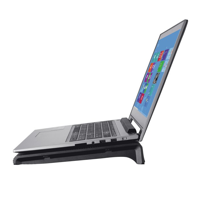 Soporte Universal Trust Para Portatiles Con 2 Ventiladores Y Leds Azul Hasta 17.3" 20104