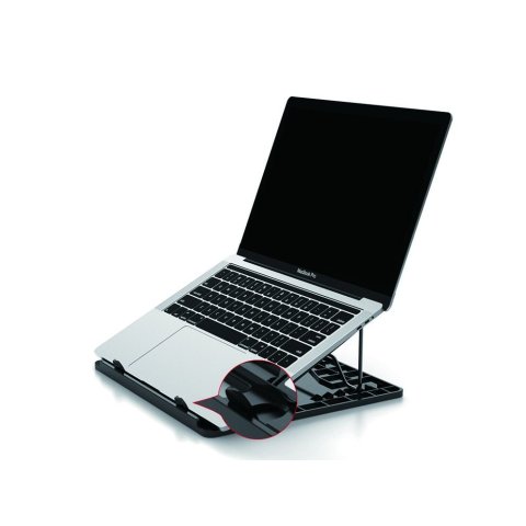Base Refrigeracion Ergonomica De Aluminio Para Portatiles Conceptronic Color Negro