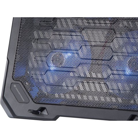 Base Refrigeracion Para Portatiles Conceptronic 2 Ventiladores 125mm Hasta 15.6"