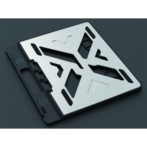 Base Refrigeracion Ergonomica De Aluminio Para Portatiles Conceptronic Color Gris