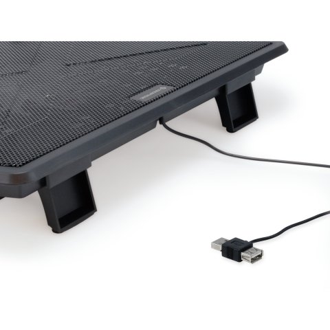 Base Refrigeracion Para Portatiles Conceptronic 2 Ventiladores 125mm Hasta 15,6"