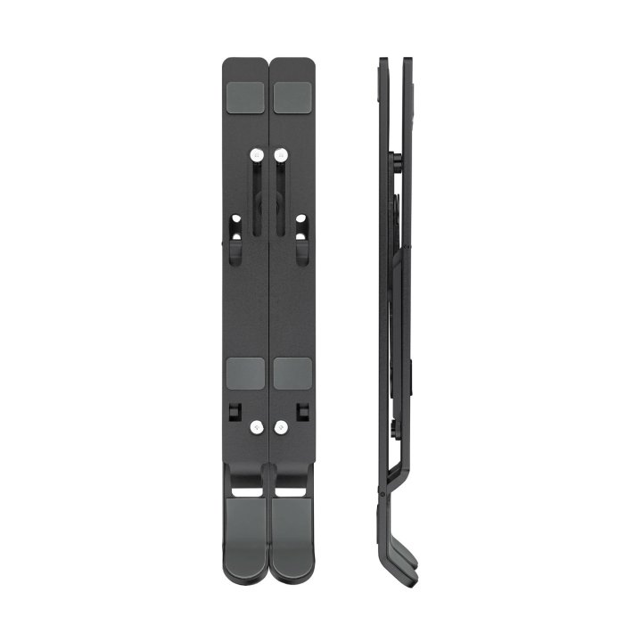 Soporte Elevador Para Portatil Tooq Tqlrs0033-al Gris Ultra-plegable Max 5kg 7 Niveles De Altura Max 11-15"