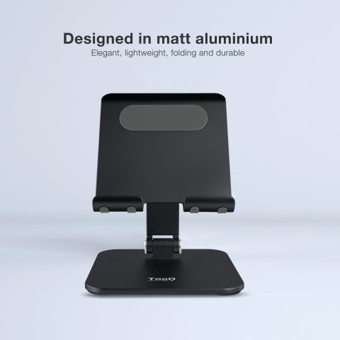 Soporte De Sobremesa Ajustable Para Tablet Tooq Ph-hermes-noche 13" Negro