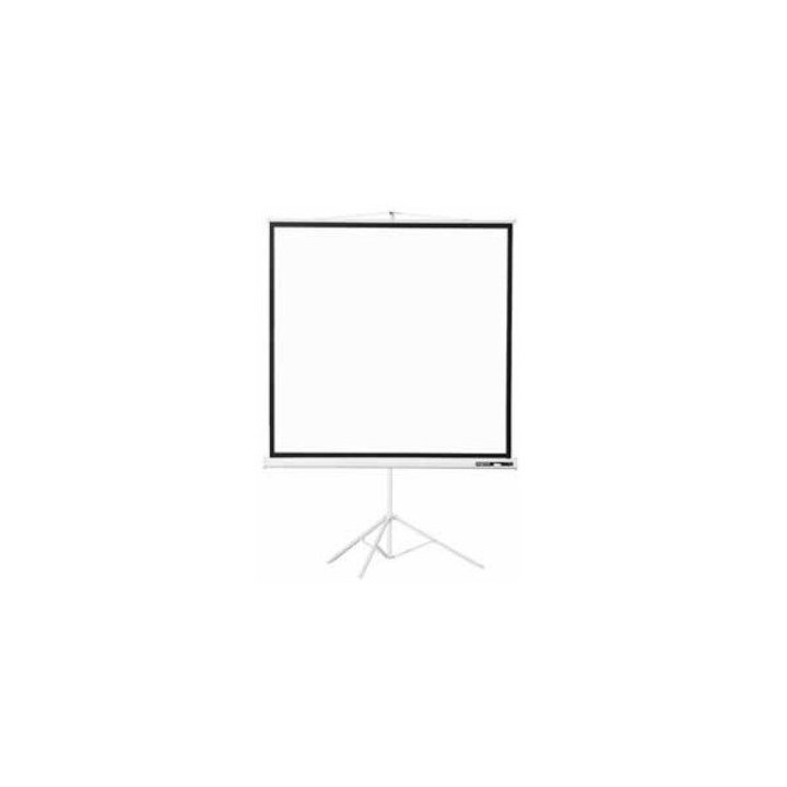 Pantalla Con Tripode Approx (100") 180x180 Para Proyector, Tela Blanco Mate Y Trasera Negra Opaca
