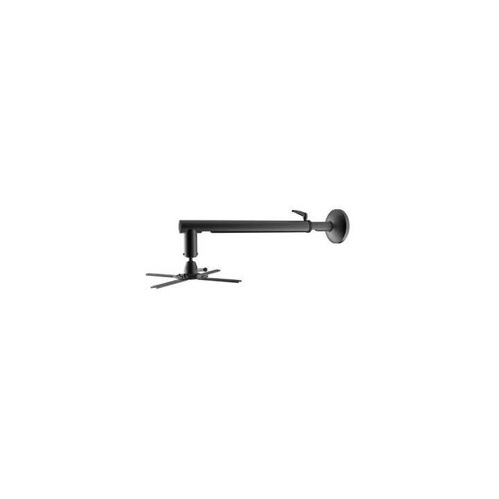 Soporte De Proyector Equip De Pared 670-900mm Rotacion 360º Inclinacion 20º Hasta 30kg Color Negro