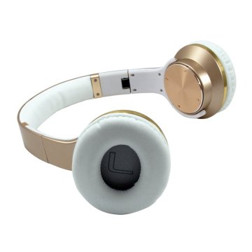 Headset Bluetooth Concetronic Eligio Con Funcion Altavoz Manos Libres Reproduce Desde Microsd Color Oro Offer 2
