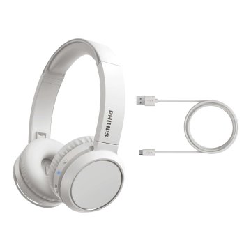 Headset Bluetooth Philips Tah4205wt 00 Bt 5.0 Drivers 32mm Micro Integrado Color Blanco 2