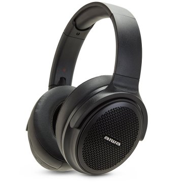Headset Bluetoot Aiwa Hst-250bt bk Black Bt 5.0 Microfono Integrado Sistema De Atenuacion De Ruido Entrada Aux 3.5mm Ranura M