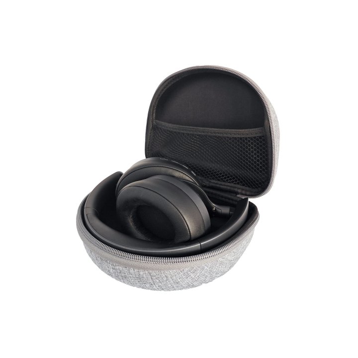 Headset Bluetooth Conceptronic Alvah02b Con Cancelacion De Ruido Carga Usb-c Entrada 1xjack 3.5mm Bateria 30h Plegable