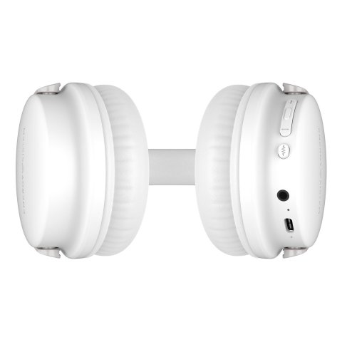 Headset Bluetooth Energy System Style 3 Plegables Bt 5.1 Deep Bass Bateria 25h Microfono Color Blanco