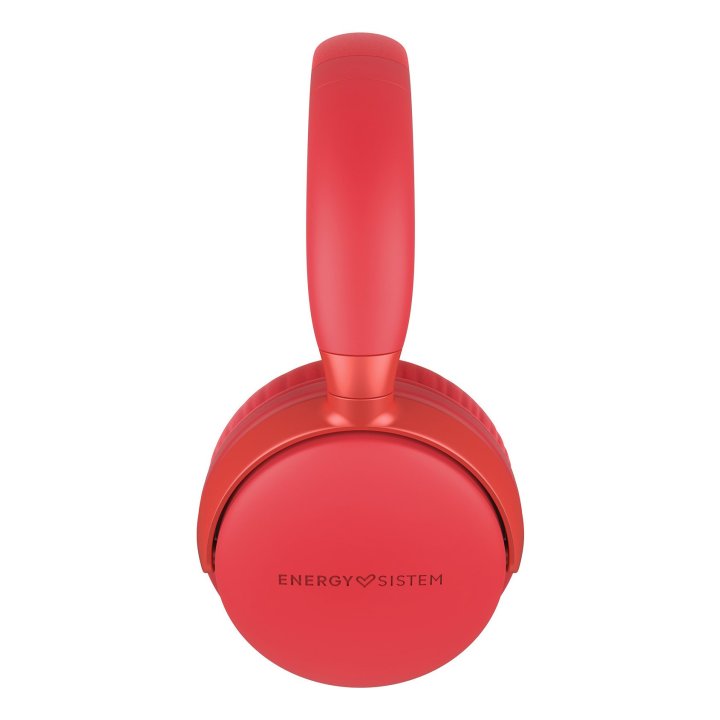 Headset Bluetooth Energy System Style 3 Plegables Bt 5.1 Deep Bass Bateria 25h Microfono Color Rojo