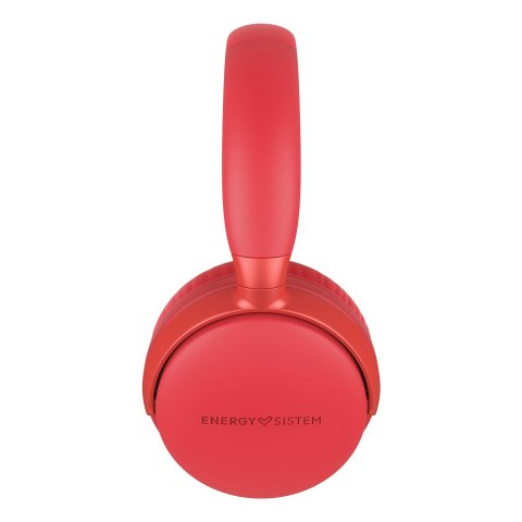 Headset Bluetooth Energy System Style 3 Plegables Bt 5.1 Deep Bass Bateria 25h Microfono Color Rojo