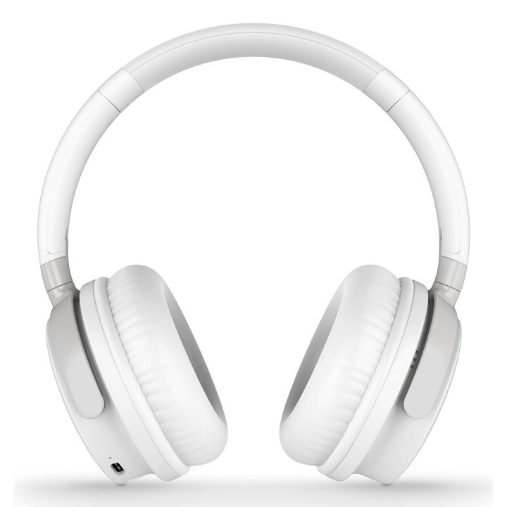 Headset Bluetooth Energy System Style 3 Plegables Bt 5.1 Deep Bass Bateria 25h Microfono Color Blanco