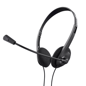 Headset Trust Primo Microfono Incorporado - Control De Volumen - Conector 3.5mm Negro 21665