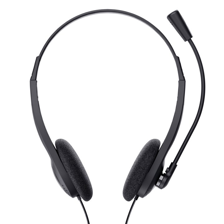 Headset Trust Primo Microfono Incorporado - Control De Volumen - Conector 3.5mm Negro 21665