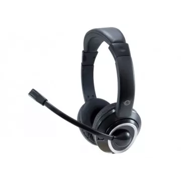 Headset Conceptronic Polona Conexion Jack 3.5mm Microfono Flexible Control De Volumen Incluye Adaptador 1 A 2 Jacks 3.5mm Col