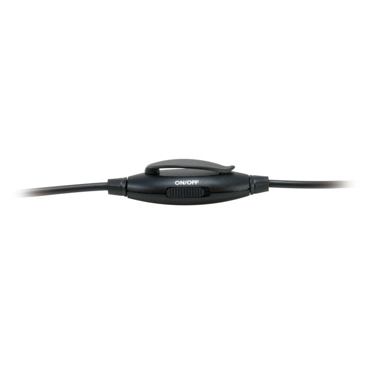 Headset Equip Life Conexion Jack 3.5mm Microfono Flexible Control De Volumen Y Mute Color Negro