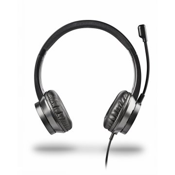 Headset Ngs Msx11 Pro Estereo 20hz 105db Jack 3.5+adaptador Doble Negro Brillo 2