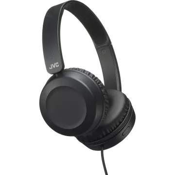 Headset Jvc Ha-s31m-a-e Con Cable Jack 3.5mm Microfono Integrado Color Negro