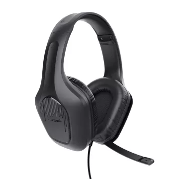 Headset Trust Gaming Gxt 415 Zirox 24990 Ligeros Microfono Negros Jack 3.5mm 2