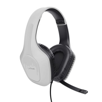 Headset Trust Gaming Gxt 415w Zirox Ligeros, Microfono Plegable, Blancos 25147 2