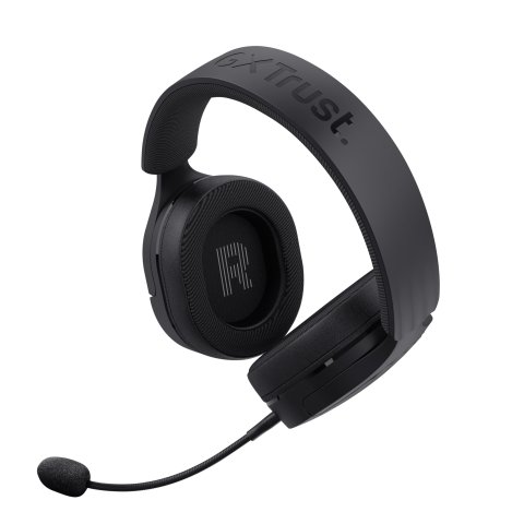 Headset Trust Gaming Gxt 489 Negro Fayzo 24898 Microfono Desmontable Plegable Cable Trenzado 1,2m Jack 3.5mm Control Remoto