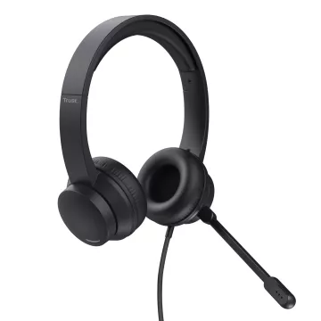 Headset Trust Hs-150 25333 Jack 3.5mm Microfono Plegable Diadema Ajustable 2