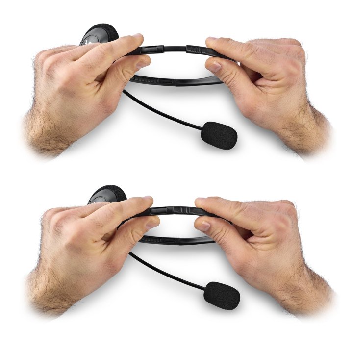 Headset Ngs Ms103 Max Con Microfono Y Control De Volumen Jack 3.5 Cable De 1.5m
