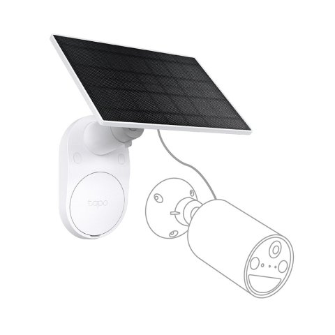Panel Solar Tp-link Tapo A201 Cable 4m Angulo Ajustable Proteccion Ip65 Compatible Con Camarascon Bateria