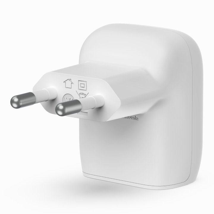 Cargador De Pared Belkin Wca006vfwh Boost Charge Usb-c 20w Blanco + Cable Usb-c Lightning 1m 