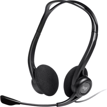 Headset Logitech Stereo Microfono Con Supresion De Ruido Usb Pc960m P n 981-000100