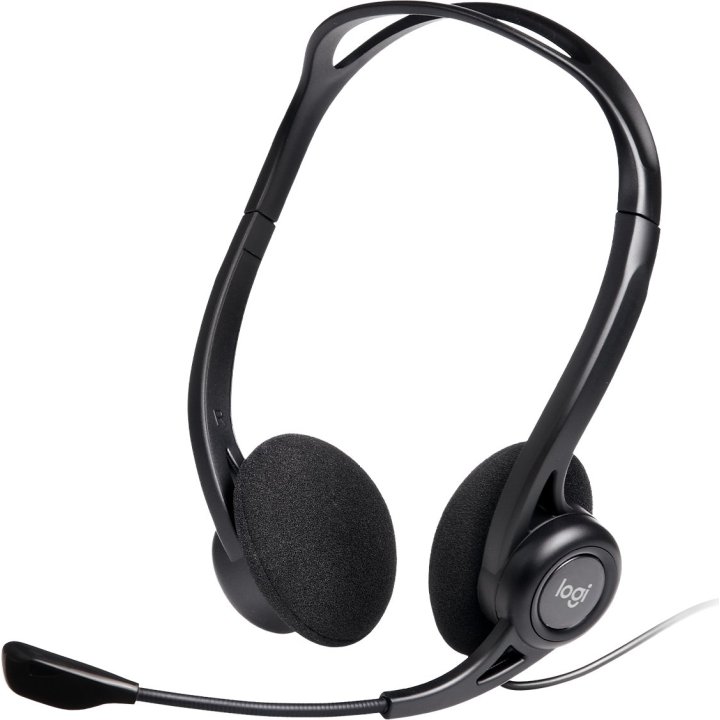 Headset Logitech Stereo Microfono Con Supresion De Ruido Usb Pc960m P n 981-000100