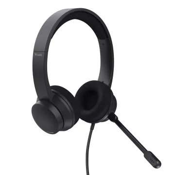 Headset Trust Ayda 25089 Usb Adaptador Usb-c Microfono Plegable Con Cancelacion De Ruido Diadema Aju 2