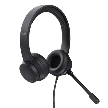 Headset Trust Hs-201 25373 Usb Microfono Plegable Diadema Ajustable 2