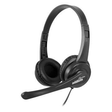 Headset Ngs Vox 505 Estéreo Con Microfono Regulable Conexión Usb Y Control De Volumen