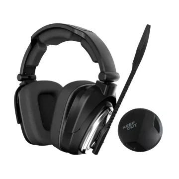 Headset Inalambrico Gaming Keepout 7.1 Hxair Wireless 2.4ghz Para Pc Ps4 Ps3 Xbox.... Transmisor Usb Entrada Optica 10h