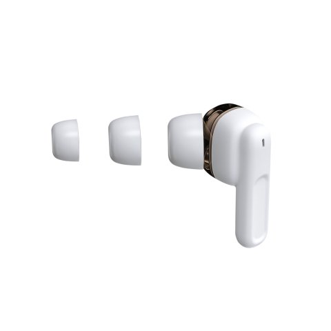 Auricular Intrauditivo Bluetooth Mars Gaming Mhib White Bt 5.1 Tws Sonido Dual Driver Estuche De Carga Usb-c