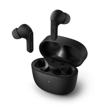 Auriculares Bluetooth Intrauditivos Philips Tat2206bk 00 Black Ipx4 Estuche De Carga 2