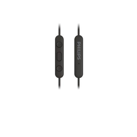 Auricular Intrauditivo Usb-c Con Microfono Philips Tae5008bk Color Negro Control Remoto Integrado