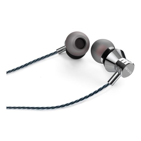 Auricular Intrauditivo Usb-c Aiwa Estm-50usb-c sl Color Plata Microfono Integrado Mando A Distancia Driver 10mm