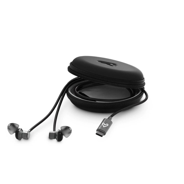 Auricular Intrauditivo Energy Sistem Metallized Usb-c Control Remoto Aluminio Grafito Con Mic